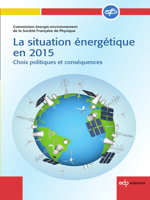 cover image of La situation énergétique en 2015